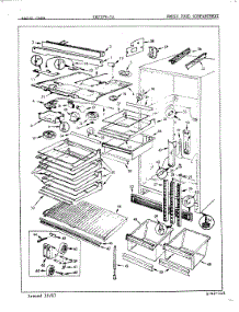 03 - Fresh Food Compartment parts for Magic Chef Refrigerator RB21FN-3A / 8C73A from AppliancePartsPros.com