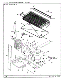 07 - Unit Compartment & System parts for Magic Chef Refrigerator RB21KA-2A / CG80A from AppliancePartsPros.com