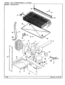 08 - Unit Compartment & System parts for Magic Chef Refrigerator RB21KW4AF / CG81A from AppliancePartsPros.com