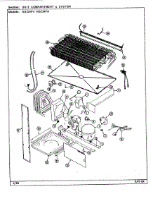 08 - Unit Compartment & System parts for Magic Chef Refrigerator RB234PA / DD87A from AppliancePartsPros.com