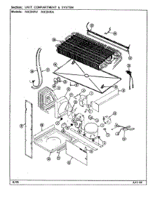 08 - Unit Compartment & System parts for Magic Chef Refrigerator RB234RA / DD94A from AppliancePartsPros.com