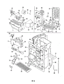 05 - Water & Ice Dispenser parts for Magic Chef Refrigerator RB23EA-3PL / 5B70B from AppliancePartsPros.com