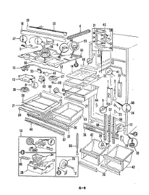 02 - Fresh Food Compartment parts for Magic Chef Refrigerator RB23EN-3PL / 5B70B from AppliancePartsPros.com