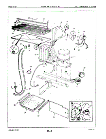 05 - Unit Compartment & System parts for Magic Chef Refrigerator RB23FN-3PL / 5E80B from AppliancePartsPros.com