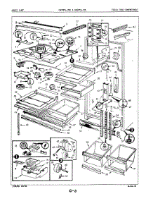 02 - Fresh Food Compartment parts for Magic Chef Refrigerator RB23FN-3PW / 5E80A from AppliancePartsPros.com