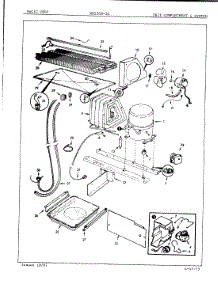 02 - Unit Compartment & System parts for Magic Chef Refrigerator RB23GN-3A / 7C40A from AppliancePartsPros.com