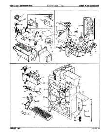 05 - Water & Ice Dispenser parts for Magic Chef Refrigerator RB23HA-3AW / 8B23A from AppliancePartsPros.com