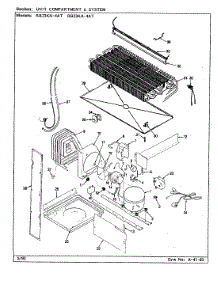 08 - Unit Compartment & System parts for Magic Chef Refrigerator RB23KA-4AT / CL95A from AppliancePartsPros.com