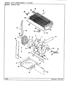 09 - Unit Compartment & System parts for Magic Chef Refrigerator RB23KA-4AW / BG98C from AppliancePartsPros.com