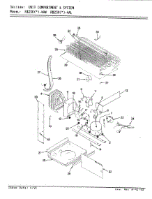 07 - Unit Compartment & System parts for Magic Chef Refrigerator RB23KA-4AW / BG97A from AppliancePartsPros.com