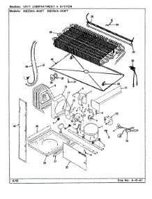 09 - Unit Compartment & System parts for Magic Chef Refrigerator RB23KA4AWT / CL82A from AppliancePartsPros.com