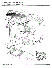 05 - Unit Compartment & System parts for Magic Chef Refrigerator RB23KN-4AL / AG99C from AppliancePartsPros.com