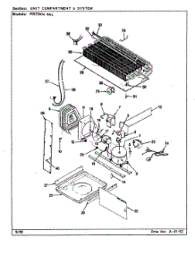 08 - Unit Compartment & System parts for Magic Chef Refrigerator RB23KN-4AL / CG96A from AppliancePartsPros.com