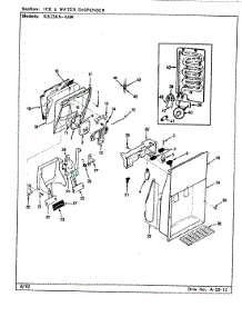 06 - Ice & Water Dispenser parts for Magic Chef Refrigerator RB23KN-4AW / CG97A from AppliancePartsPros.com
