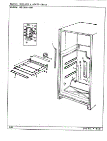 08 - Shelves & Accessories parts for Magic Chef Refrigerator RB23KN-4AW / CG97A from AppliancePartsPros.com