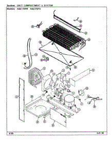 03 - Unit Compartment & System parts for Maytag Refrigerator RBE170PW / DD31A from AppliancePartsPros.com