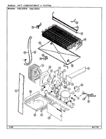 04 - Unit Compartment & System parts for Maytag Refrigerator RBE193PW / DG62A from AppliancePartsPros.com