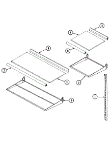 09 - Shelves & Accessories parts for Maytag Refrigerator RBE214AFM from AppliancePartsPros.com