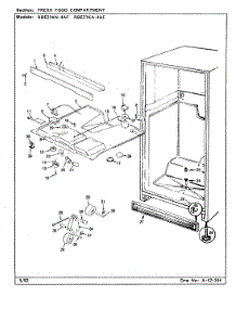 04 - Fresh Food Compartment parts for Maytag Refrigerator RBE21KA4AF / CG76A from AppliancePartsPros.com