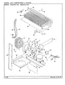 08 - Unit Compartment & System parts for Maytag Refrigerator RBE21KA4AF / CG76A from AppliancePartsPros.com