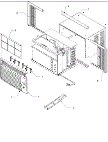03 - Outer Case Assy parts for Amana Air Conditioner RC05080M1DR from AppliancePartsPros.com