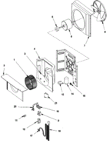 02 - Fan And Control Assy parts for Amana Air Conditioner RC05090A1D / PRC05090A1D from AppliancePartsPros.com