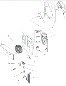 02 - Fan And Control Assy parts for Amana Air Conditioner RC07090A1DR from AppliancePartsPros.com