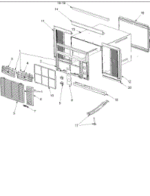 03 - Outer Case Assy parts for Amana Air Conditioner RC07090A1DR REV / RC07090A1DR A from AppliancePartsPros.com