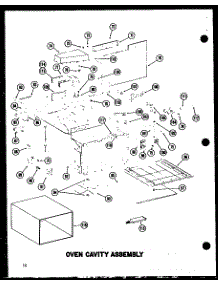 05 - Oven Cavity Assy parts for Amana Microwave RC10A-PB / P7209101M from AppliancePartsPros.com