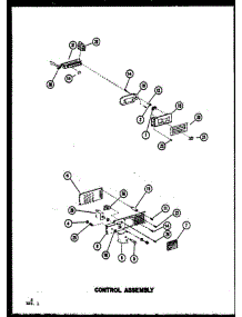 03 - Control Assy parts for Amana Microwave RC10BPB / P7508516M from AppliancePartsPros.com