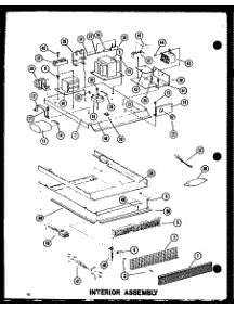 04 - Interior Assy parts for Amana Microwave RC-10S / P7264902M from AppliancePartsPros.com