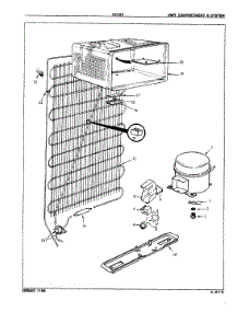 03 - Unit Compartment & System parts for Maytag Refrigerator RC12H / E7S016 from AppliancePartsPros.com