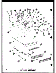 07 - Interior Assy parts for Amana Microwave RC14 / P7210001M from AppliancePartsPros.com