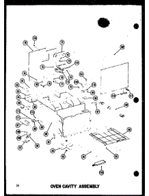 04 - Oven Cavity Assy parts for Amana Microwave RC14 / P7210001M from AppliancePartsPros.com
