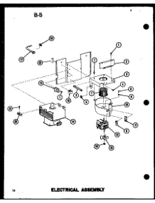 04 - Electrical Assy parts for Amana Microwave RC-14 / P7210009M from AppliancePartsPros.com