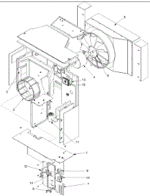 02 - Fan And Control Assy parts for Amana Air Conditioner RC14010C2D REV / RC14010C2D A from AppliancePartsPros.com
