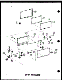 02 - Door Assy parts for Amana Microwave RC-14S / P7355101M from AppliancePartsPros.com