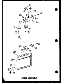 05 - Bezel Assy parts for Amana Microwave RC14SD / P7575005M from AppliancePartsPros.com