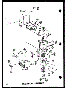 06 - Electrical Assy parts for Amana Microwave RC14SD1 / P7575007M from AppliancePartsPros.com