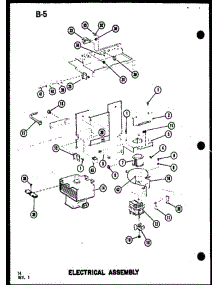 06 - Electrical Assy parts for Amana Microwave RC14T / P7382408M from AppliancePartsPros.com