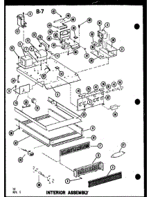 07 - Interior Assy parts for Amana Microwave RC14T / P7382408M from AppliancePartsPros.com