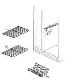 07 - Shelves & Accessories parts for Magic Chef Refrigerator RC200TV from AppliancePartsPros.com