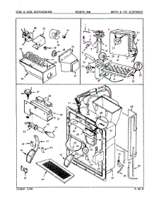 06 - Water & Ice Dispenser parts for Magic Chef Refrigerator RC20FA-3AW / 9S10A from AppliancePartsPros.com