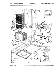 05 - Unit Compartment & System parts for Magic Chef Refrigerator RC20HN-2A / 9S05A from AppliancePartsPros.com