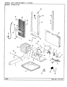 03 - Unit Compartment & System parts for Magic Chef Refrigerator RC20KN-00 / BS03C from AppliancePartsPros.com