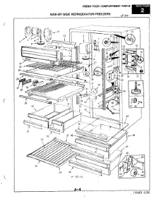 03 - Fresh Food Compartment parts for Magic Chef Refrigerator RC22CA-3AI / 3N79B from AppliancePartsPros.com