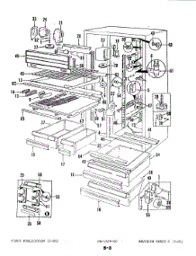 03 - Fresh Food Compartment parts for Magic Chef Refrigerator RC22CN-3AI / 4L50B from AppliancePartsPros.com