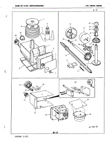 03 - Ice Cream Maker parts for Magic Chef Refrigerator RC22CY-3AI / 3N79B from AppliancePartsPros.com