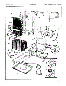 03 - Unit Compartment parts for Magic Chef Refrigerator RC22FY-3AW / 5N57A from AppliancePartsPros.com
