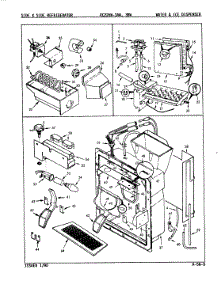 02 - Water & Ice Dispenser parts for Magic Chef Refrigerator RC22HN-3AW / 8N11A from AppliancePartsPros.com